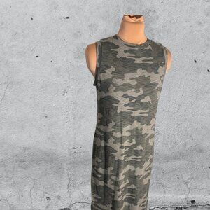 Universal Thread Camo Maxi Sleeveless Dress Size XS